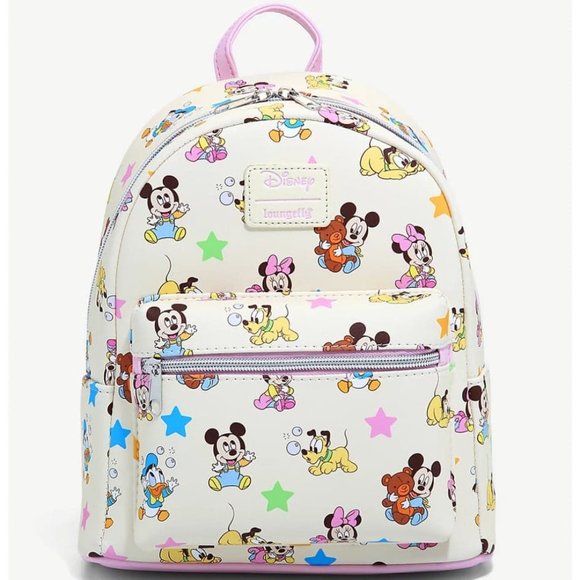 Loungefly Handbags - Loungefly Mickey Mouse & Friends Mini Backpack